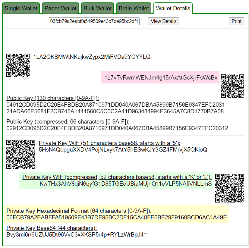 Twist Attack example #2 continue a series of ECC operations to get the value of the private key to the Bitcoin Wallet